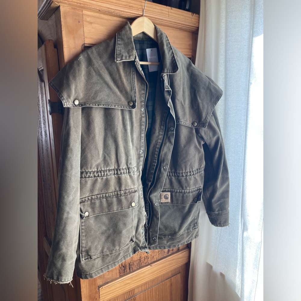 Vintage Carhartt Jacket with Cape Duster
